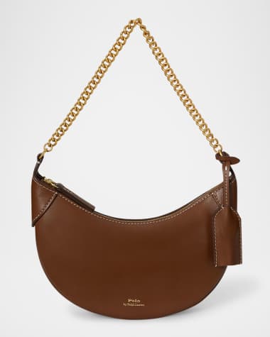 Polo Ralph Lauren Polo ID Small Leather Crossbody Bag