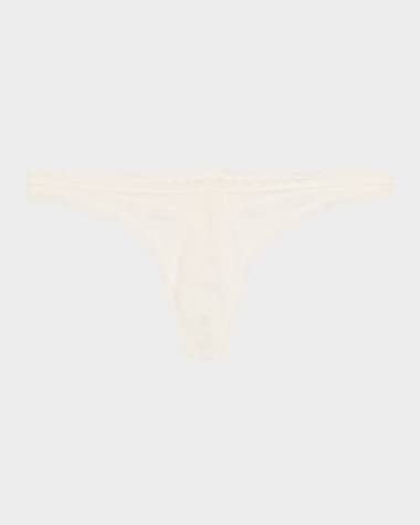 Kiki De Montparnasse Dahlia Scalloped Lace Thong