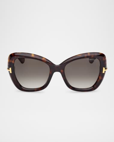 TOM FORD Icon Acetate Butterfly Sunglasses