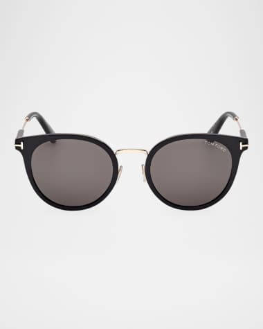 TOM FORD FT1244-KW Acetate Round Sunglasses