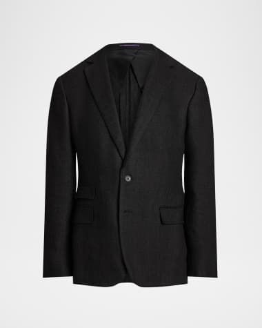 Ralph Lauren Purple Label Men's Kent Herringbone Two-Button Sport Coat