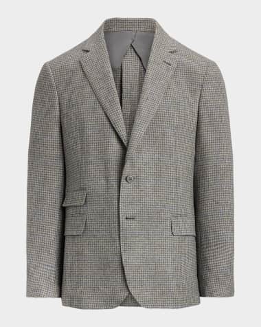 Ralph Lauren Purple Label Men's Houndstooth Two-Button Sport Coat