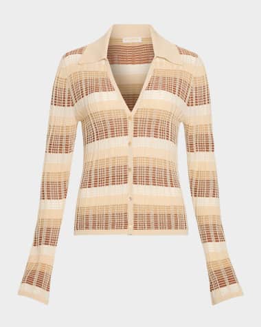 Ramy Brook Ivana Plaid Cardigan