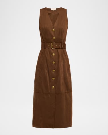 Suede Dress | Neiman Marcus