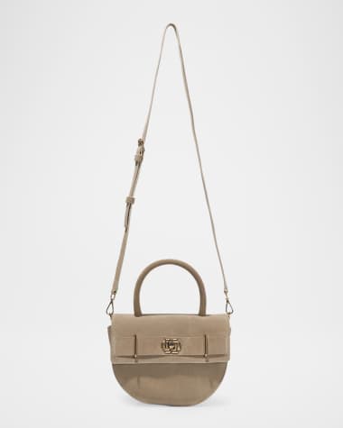 SIMKHAI Roan Suede Crossbody Bag