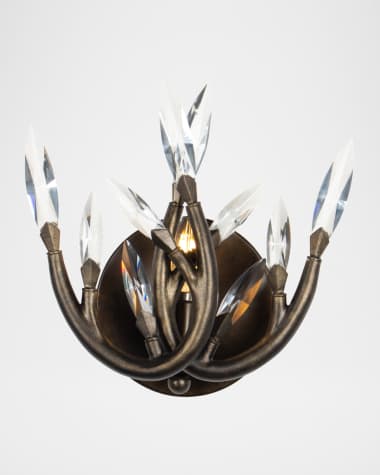 Allegri Crystal by Kalco Lighting Chalet 10" Wall Sconce