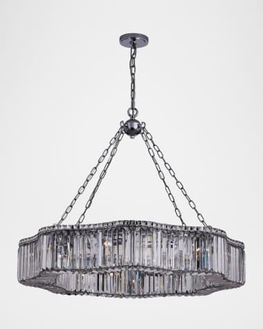 Allegri Crystal by Kalco Lighting Corda 38" 12-Light Crystal Chandelier