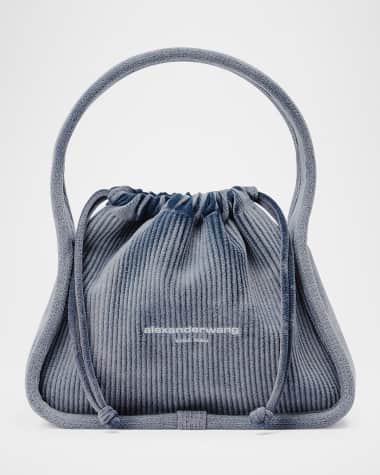 Alexander Wang Ryan Small Cotton Terry Top-Handle Bag
