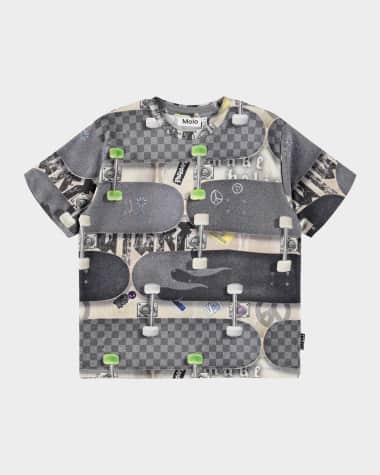 Molo Boy's Riley Graphic-Print Short-Sleeve T-Shirt, Size 8-10