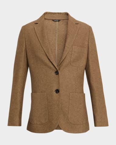 Loro Piana Single-Breasted Cashmere Jacket