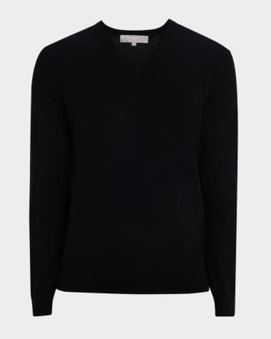black dress sweater mens Golftini Martini Men's Crewneck Golf Sweater, Black main image 0