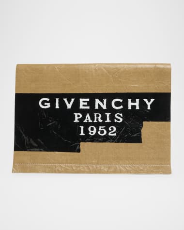 Givenchy Pattern Pochette in Leather with Craft Tape Effect