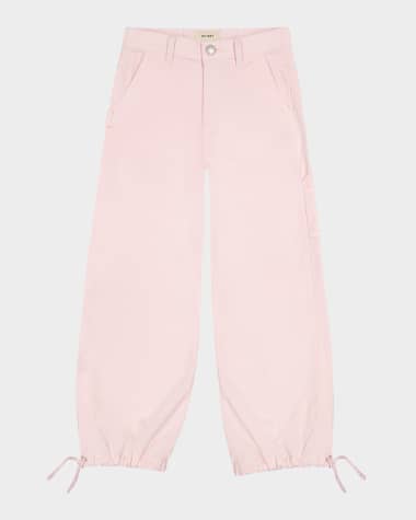 DL1961 Girl's Lily Wide-Leg Jogger Pants, Size 7-16