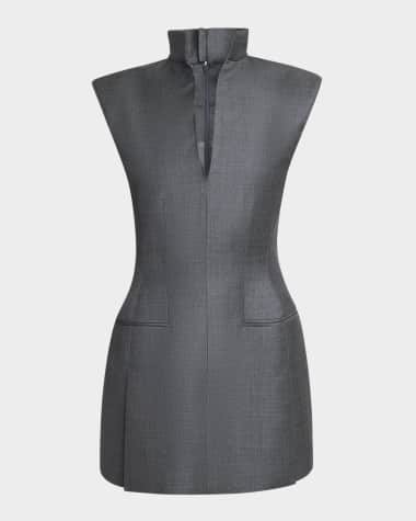 Givenchy Sleeveless Jacket Mini Dress