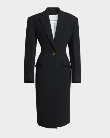 Givenchy Wool-Blend Cocoon Coat