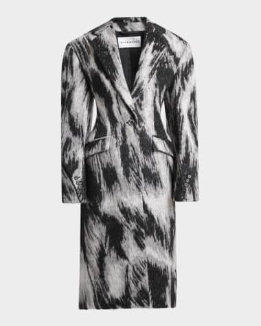 Givenchy Animal Cocoon Coat