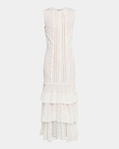 Cinq a Sept Maceio Sleeveless Lace Maxi Dress