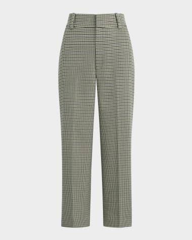 Favorite Daughter Fiona Houndstooth Cropped Pants