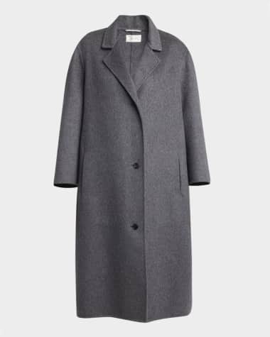 THE ROW Gustaf Cashmere-Silk Single-Breasted Coat
