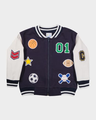 Florence Eiseman Boy's Varsity Sports Jacket, Size 12M-4