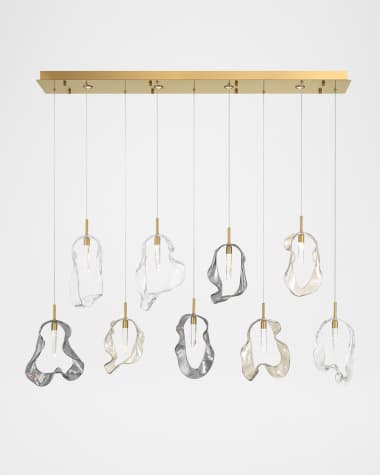 Eurofase Norah 51" 13-Light Linear LED Chandelier