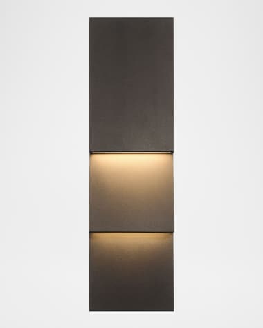 Eurofase Nanton 19" 2-Light Indoor/Outdoor LED Wall Sconce
