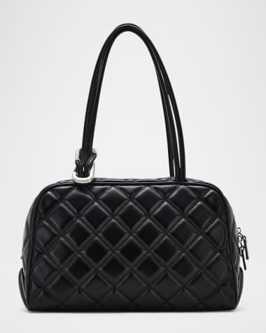 Marc Jacobs The Dual Quilted Leather Satchel Bag