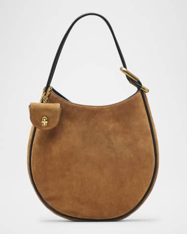 Marc Jacobs The Crescent Large Dual Hobo Bag in Suede