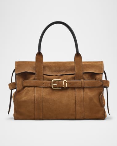 Marc Jacobs The Dakota Belted Suede Tote Bag