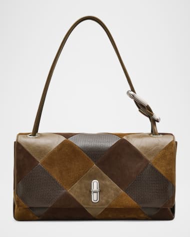 Marc Jacobs The Large Dual Patchwork Leather Shoulder Bag