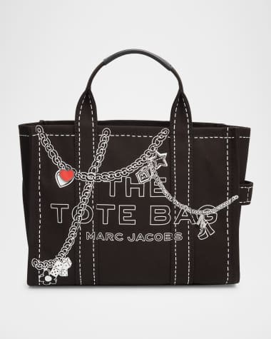 Marc Jacobs The Medium Trompe L'oeil Canvas Tote Bag
