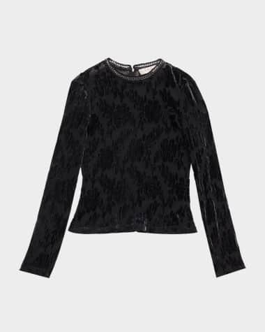 Sea Regine Long-Sleeve Burnout Top