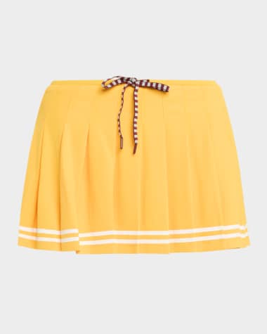 The Upside Prix Quinny Pleated Mini Skirt