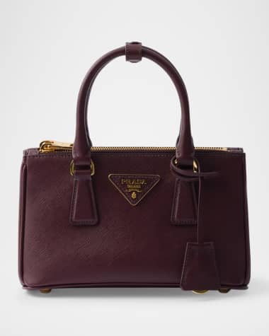 Prada Galleria Saffiano Leather Mini Top-Handle Bag