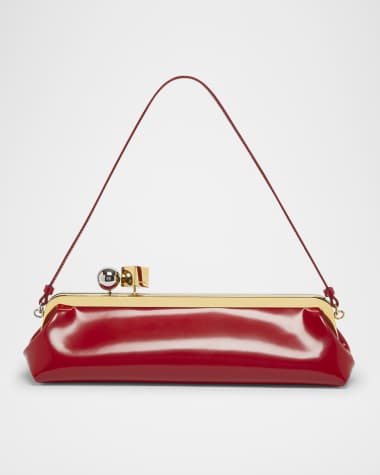Jacquemus La Pochette Salon Leather Shoulder Bag