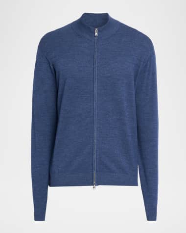 Peter Millar Men's Excursionist Flex Full-Zip Sweater