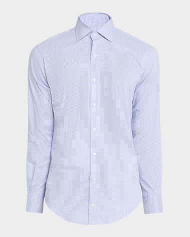 Peter Millar Men's North Coast Crown Lite Cotton Sport Shirt