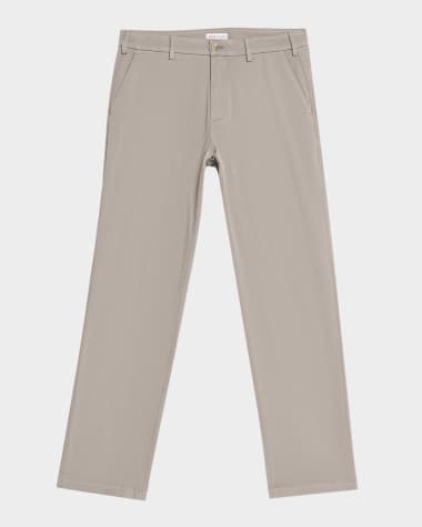 Peter Millar Men's Flat Front Trousers in Signature Sateen