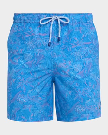 Peter Millar Men's In The Canopy Swim Trunks