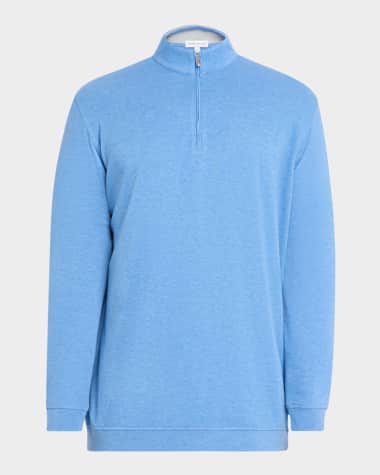 Peter Millar Men's Crown Comfort Quarter-Zip Pullover