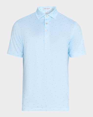 Peter Millar Men's Tequila Sunrise Performance Jersey Polo
