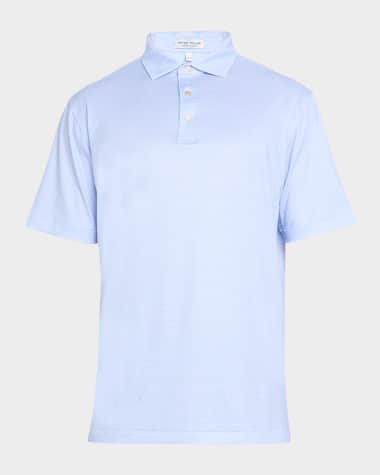 Peter Millar Men's Geo Skull Performance Jersey Polo
