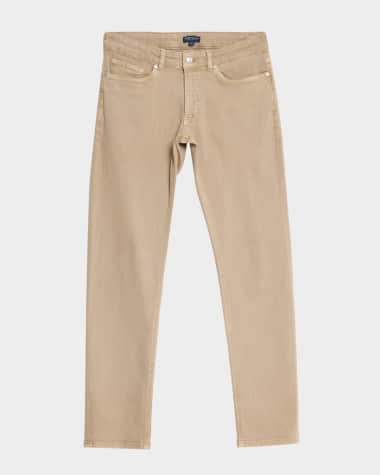 Peter Millar Men's Fairfield Garment-Dyed Denim Pants