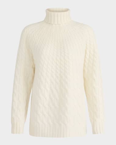 Altuzarra Augie Cable-Knit Turtleneck Sweater