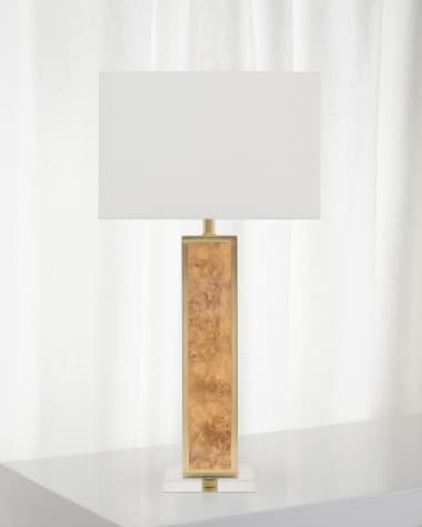 Couture Lamps Blair 32" Faux Burlwood Table Lamp