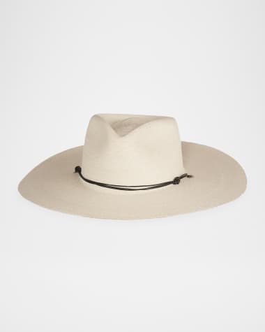 Janessa Leone Codie Palm Straw Fedora