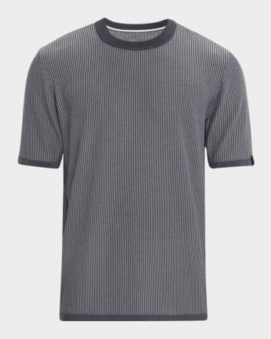 Rag & Bone Men's Harvey Micro-Texture Crewneck T-Shirt