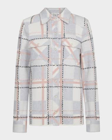 TWP Ranchers Plaid Cashmere Cardigan