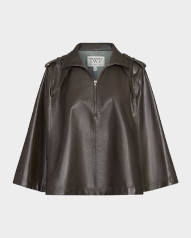 TWP Topper Leather Cape
