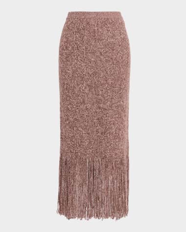 Zimmermann Hypnotic Fringed Midi Skirt